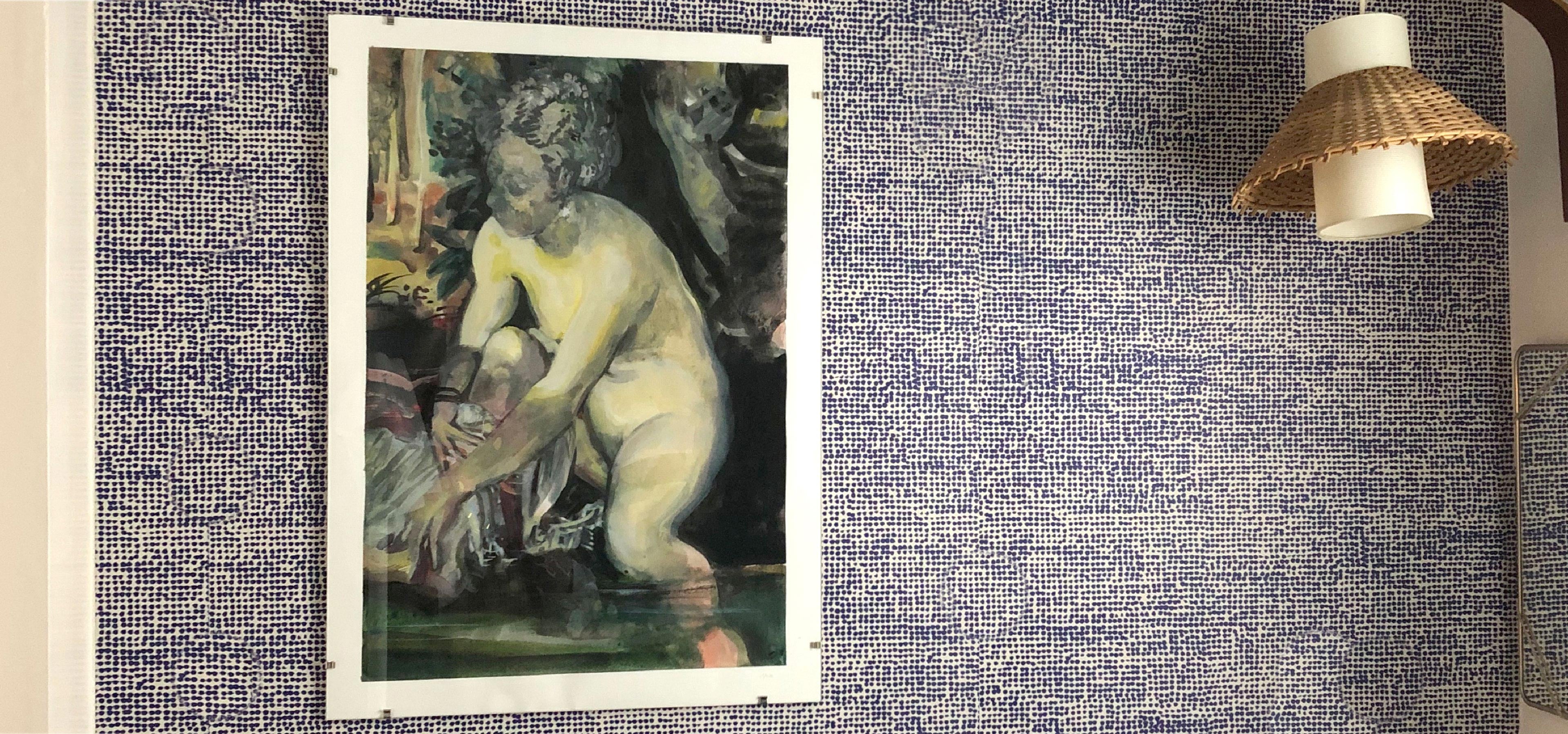 'Lightly revisiting the ancients 10, détail Tintoret' de Elisabeth Llach