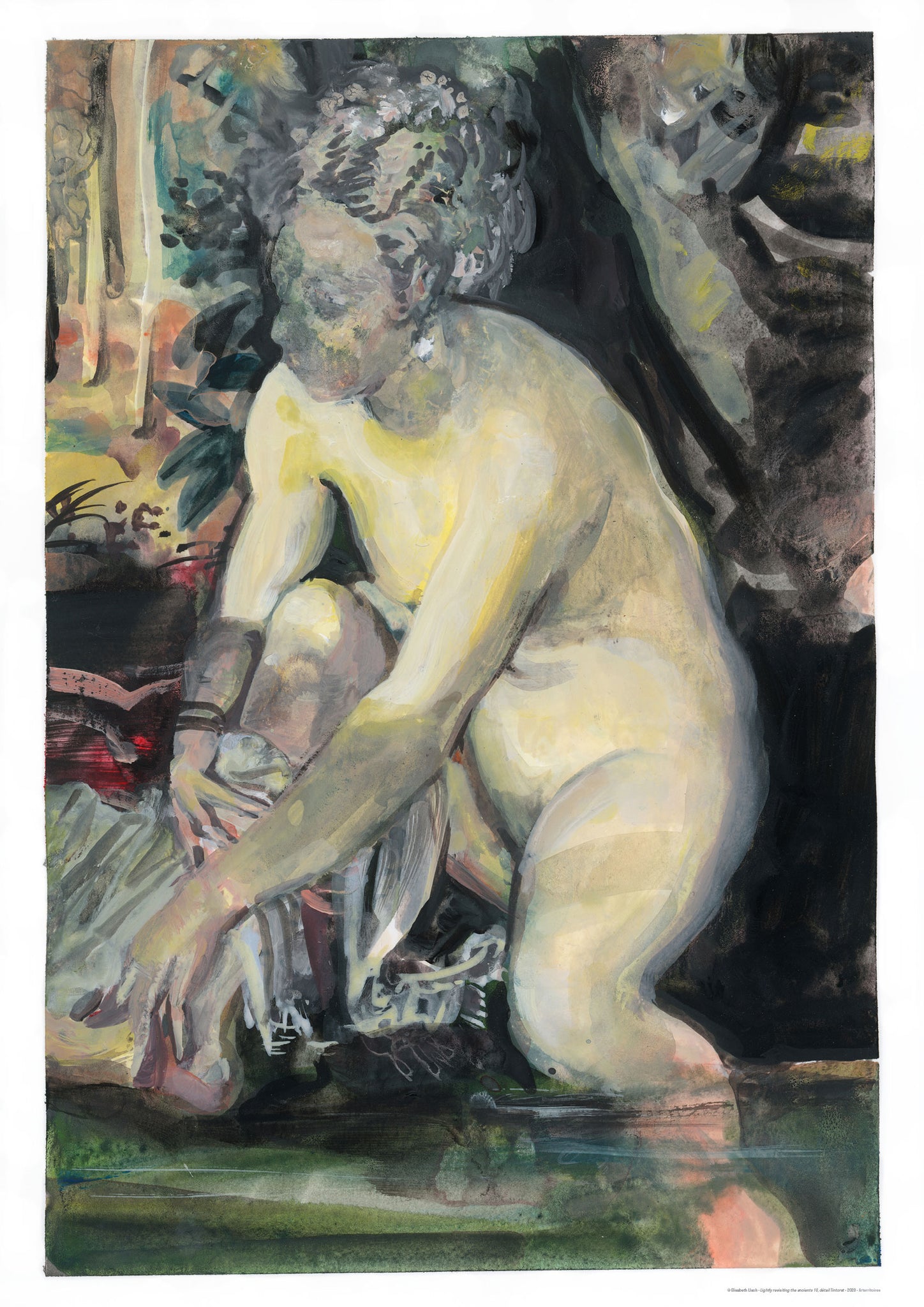 Lightly revisiting the ancients 10, détail Tintoret