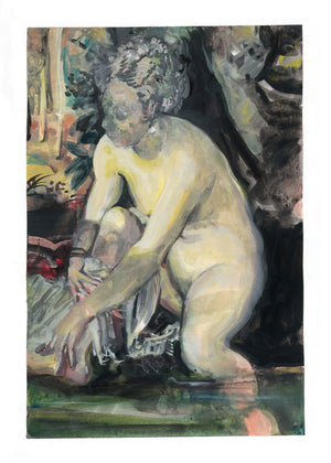 Lightly revisiting the ancients 10, détail Tintoret