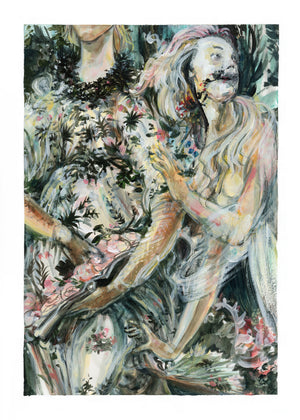 Lightly revisiting the ancients 12, détail Botticelli