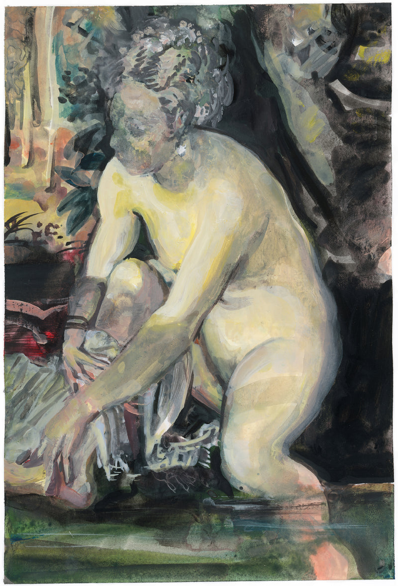 Lightly revisiting the ancients 10, détail Tintoret