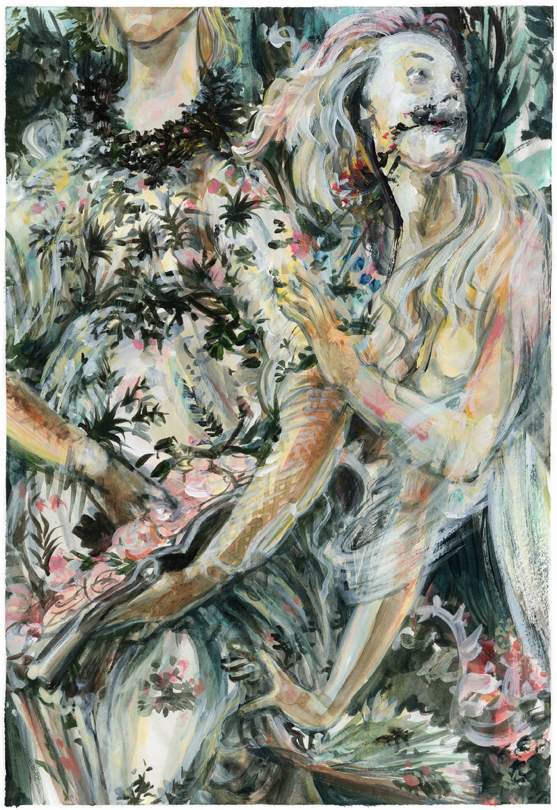 Lightly revisiting the ancients 12, détail Botticelli