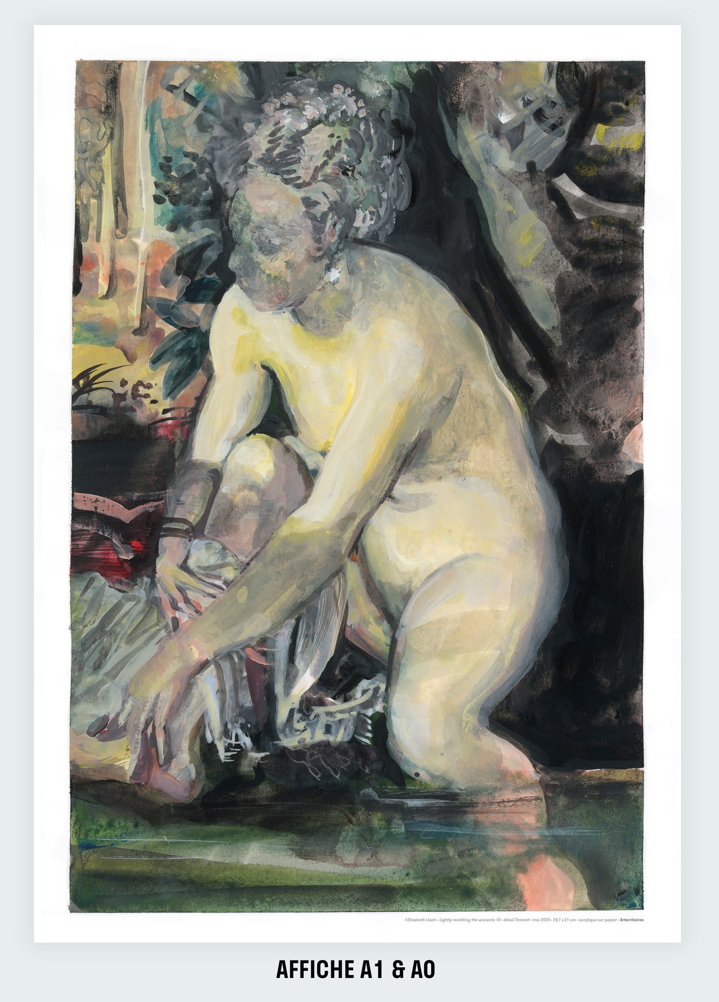 Lightly revisiting the ancients 10, détail Tintoret