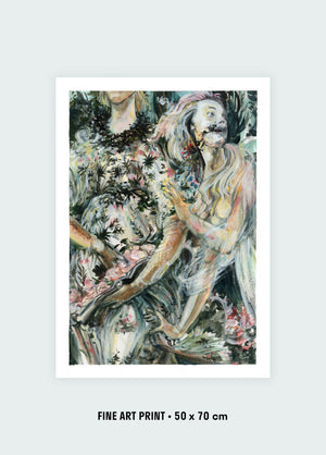 Lightly revisiting the ancients 12, détail Botticelli