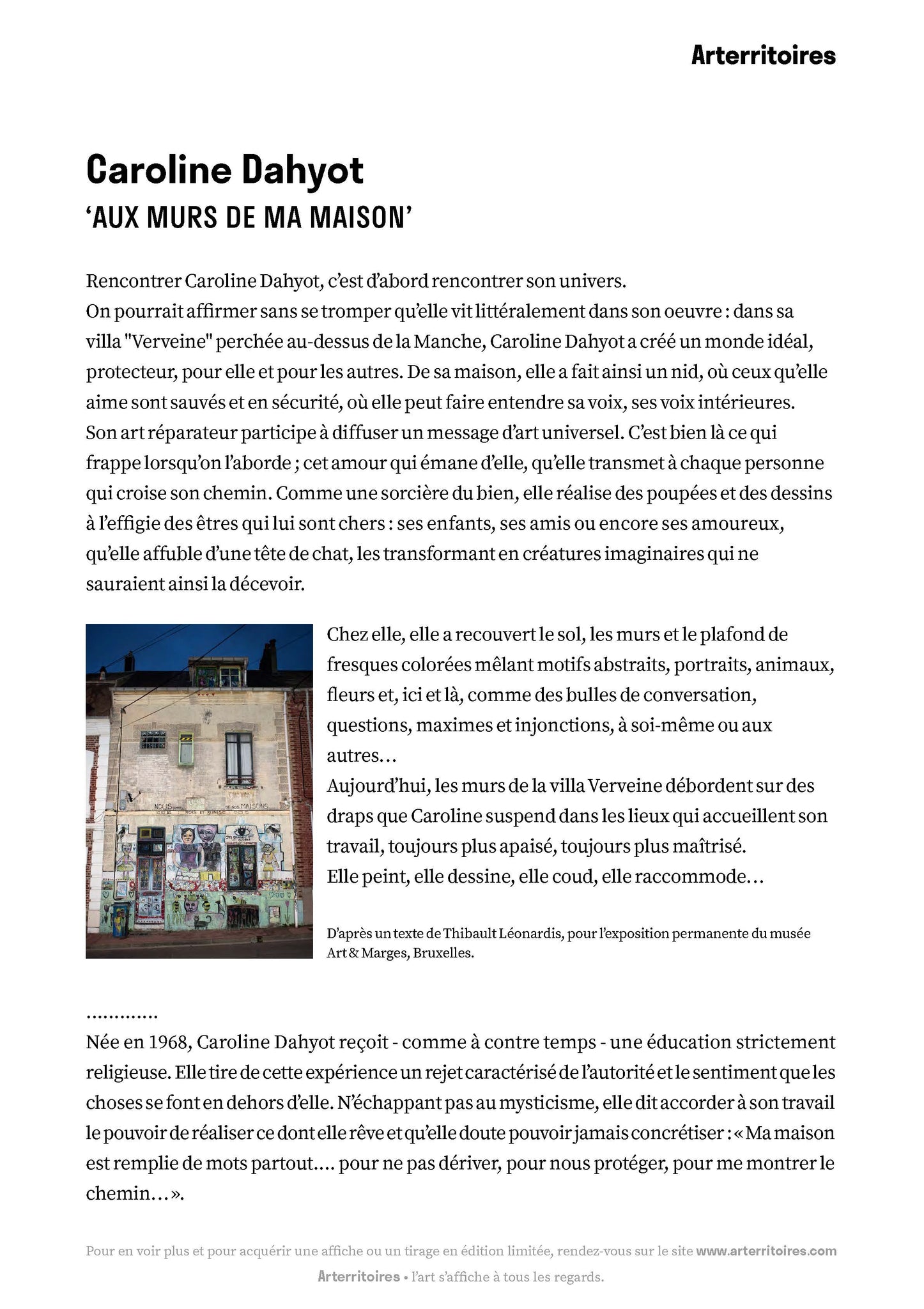 Aux murs de ma maison