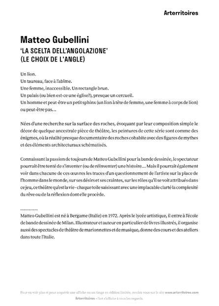 La scelta dell'angolazione - Le choix de l'angle