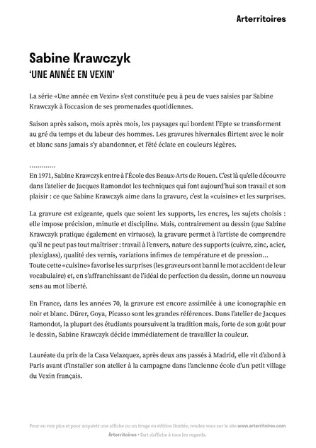 Une année en Vexin